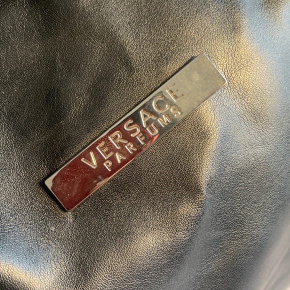 Versace Perfums Faux Leather Duffle Bag Gym Bag - Picture 2 of 8